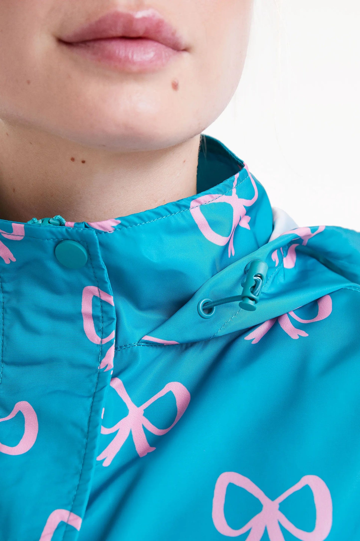 Giacca sportiva con stampa di fiocchi