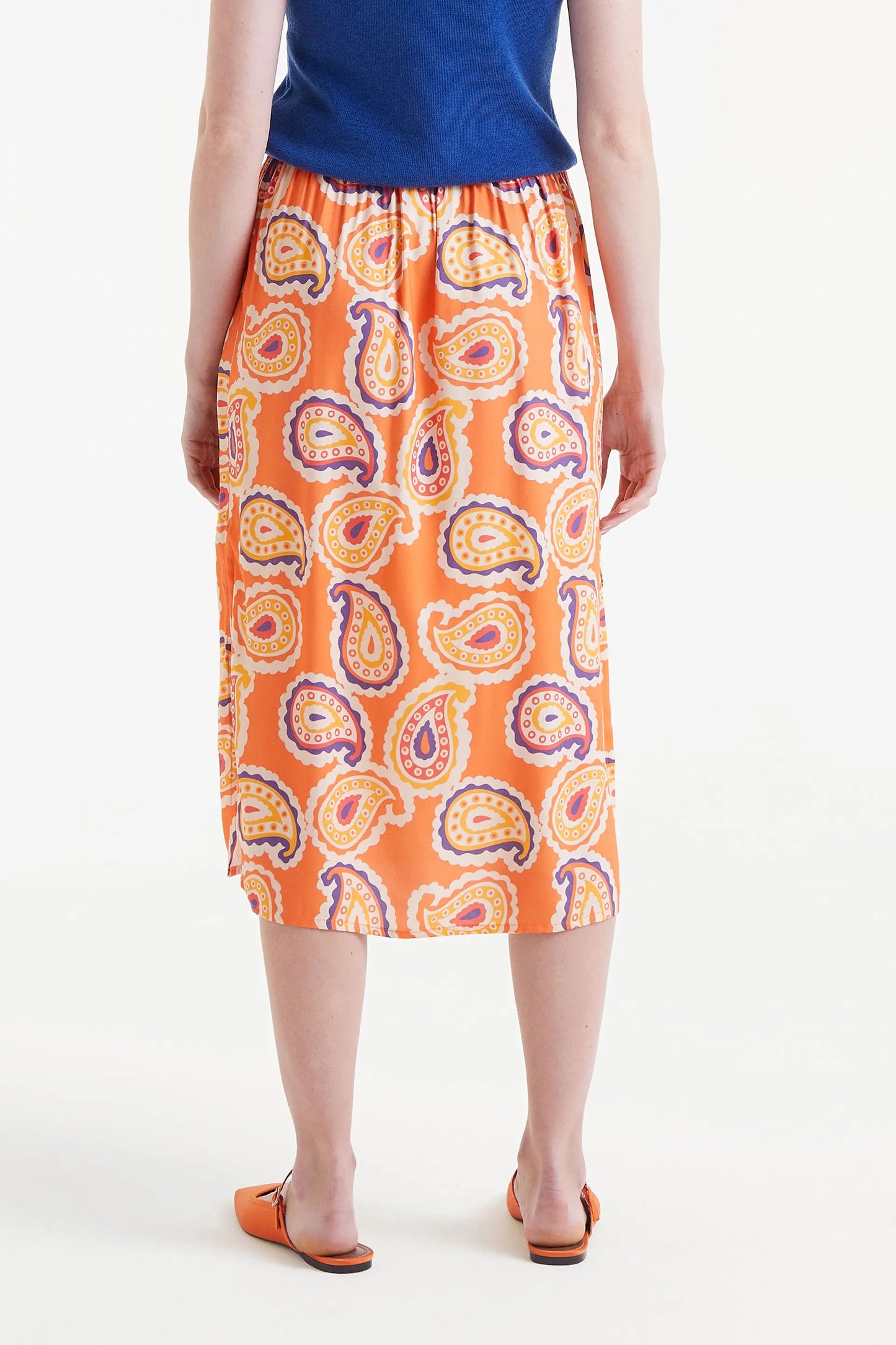 Gonna midi stampa Ameba