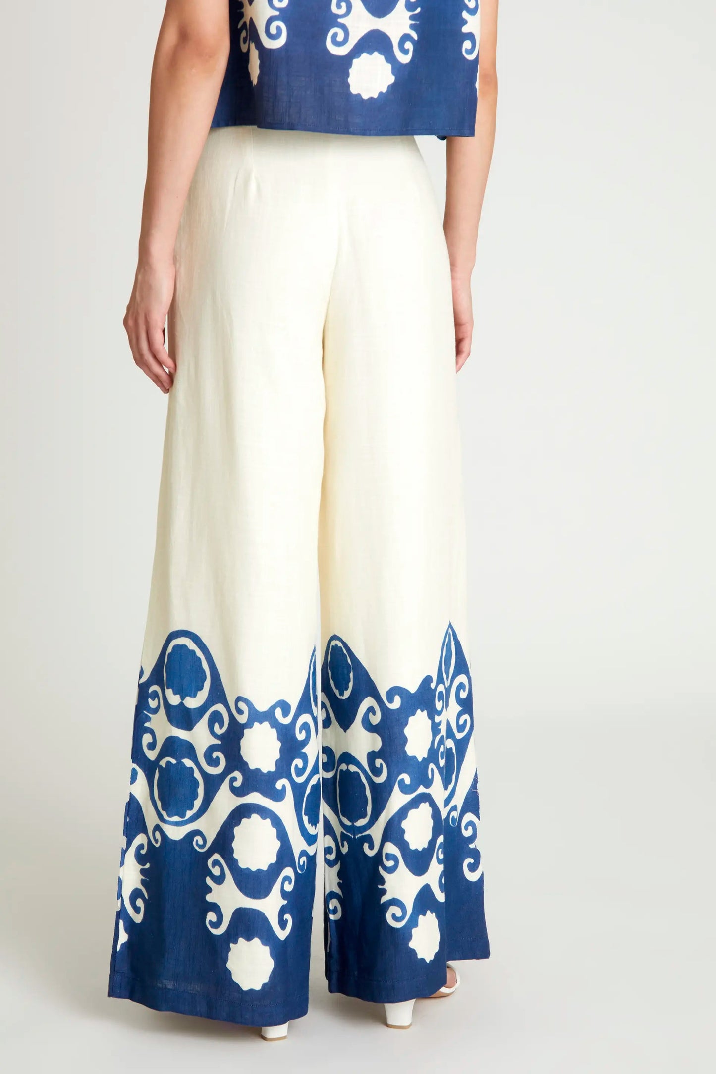 Pantaloni dritti stampati Goa