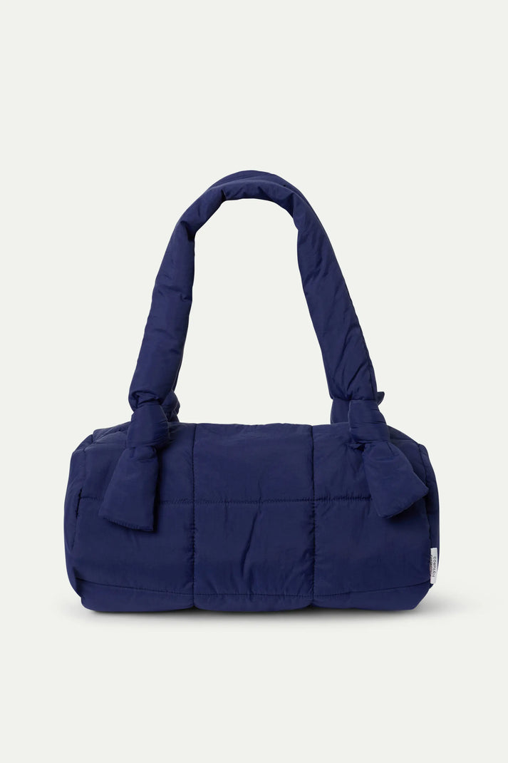Borsa a tracolla imbottita blu