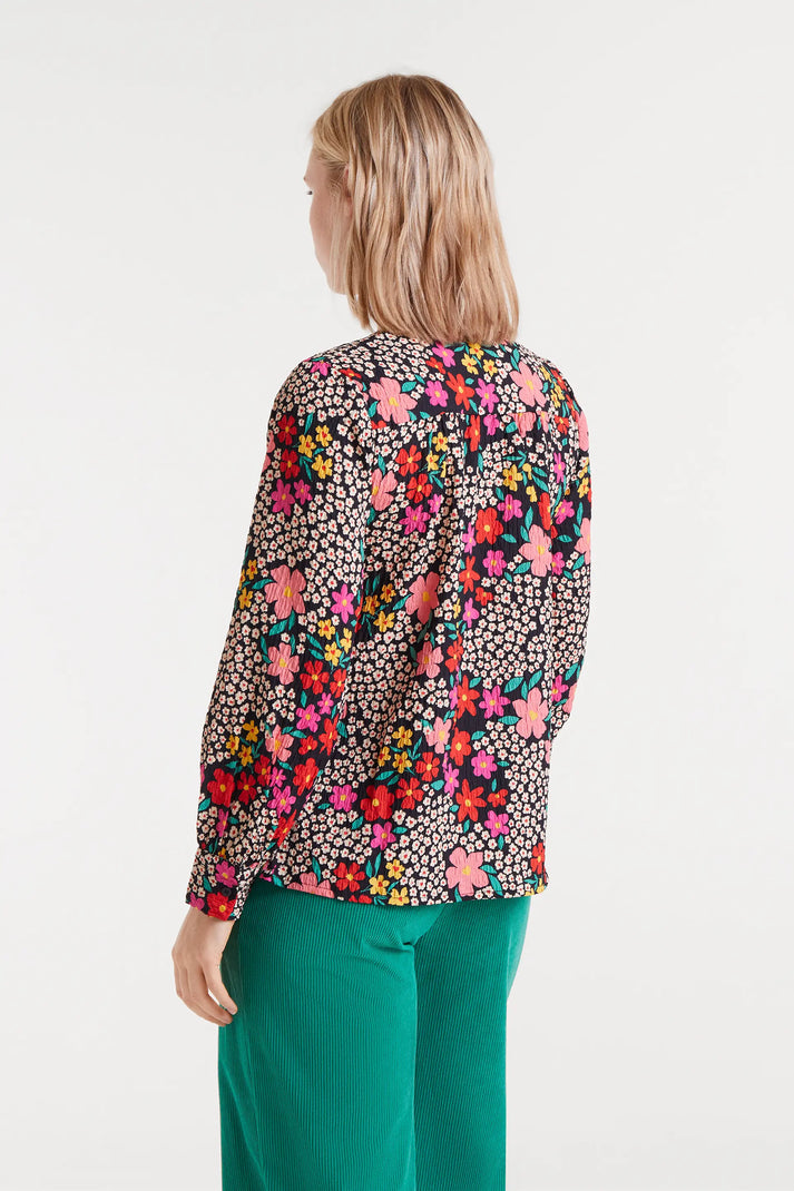 Camicia con stampa Giardino
