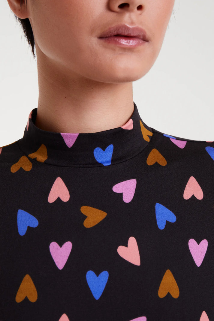 T-shirt a maniche lunghe con stampa Potpourri