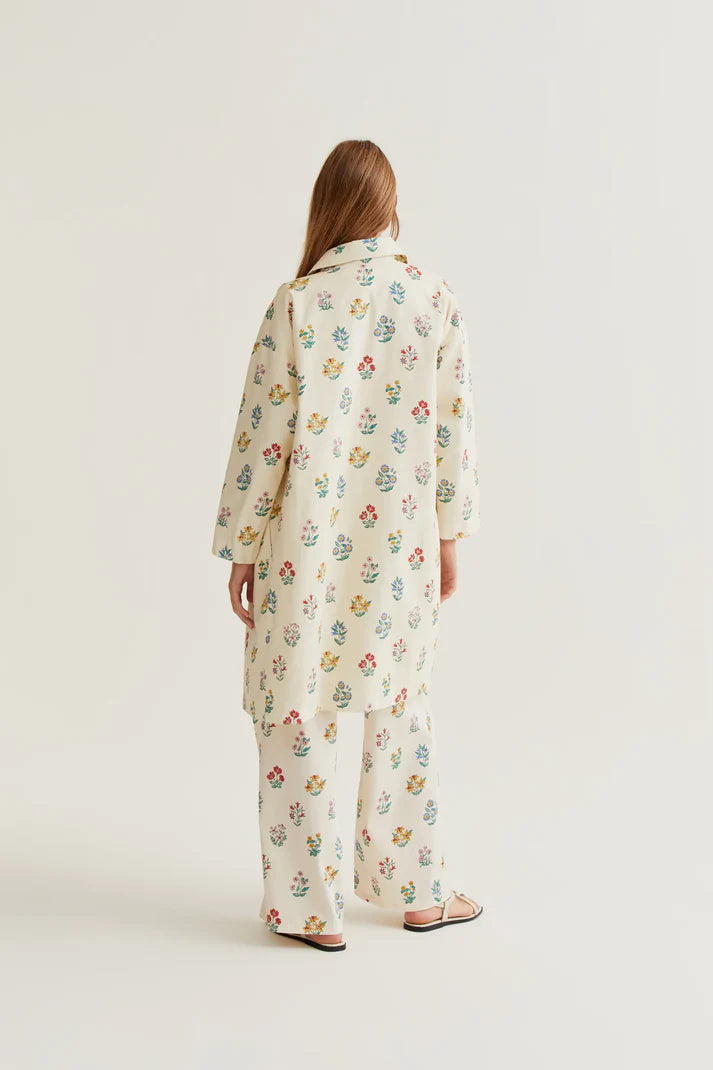 Gabardina con stampa Gardener