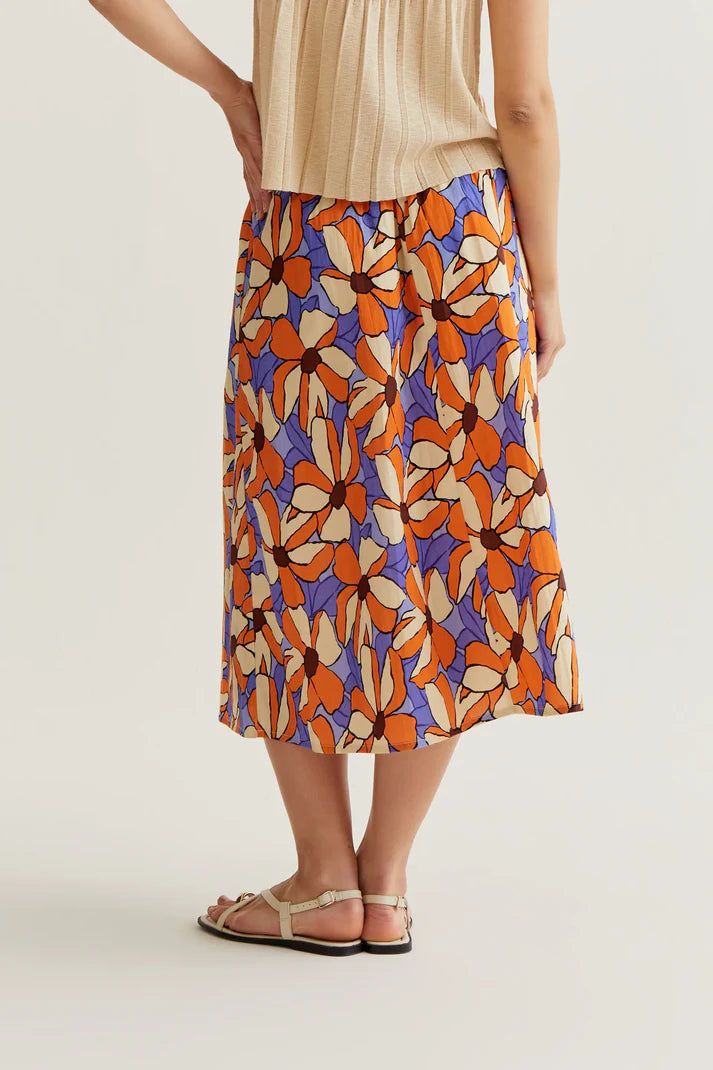 Gonna midi con stampa Marigold