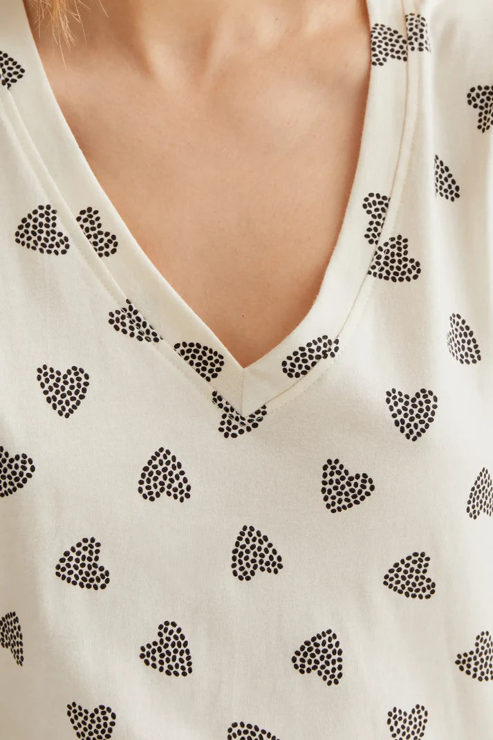 T-shirt con stampa Ladybug Black