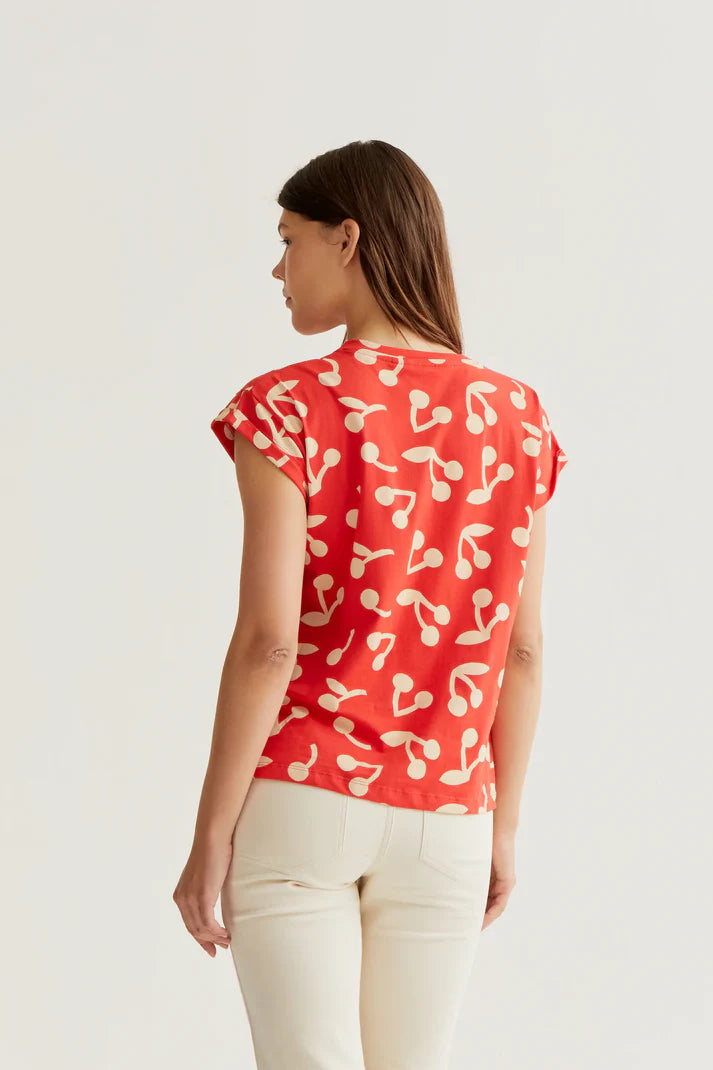 T-shirt con stampa Red Coring