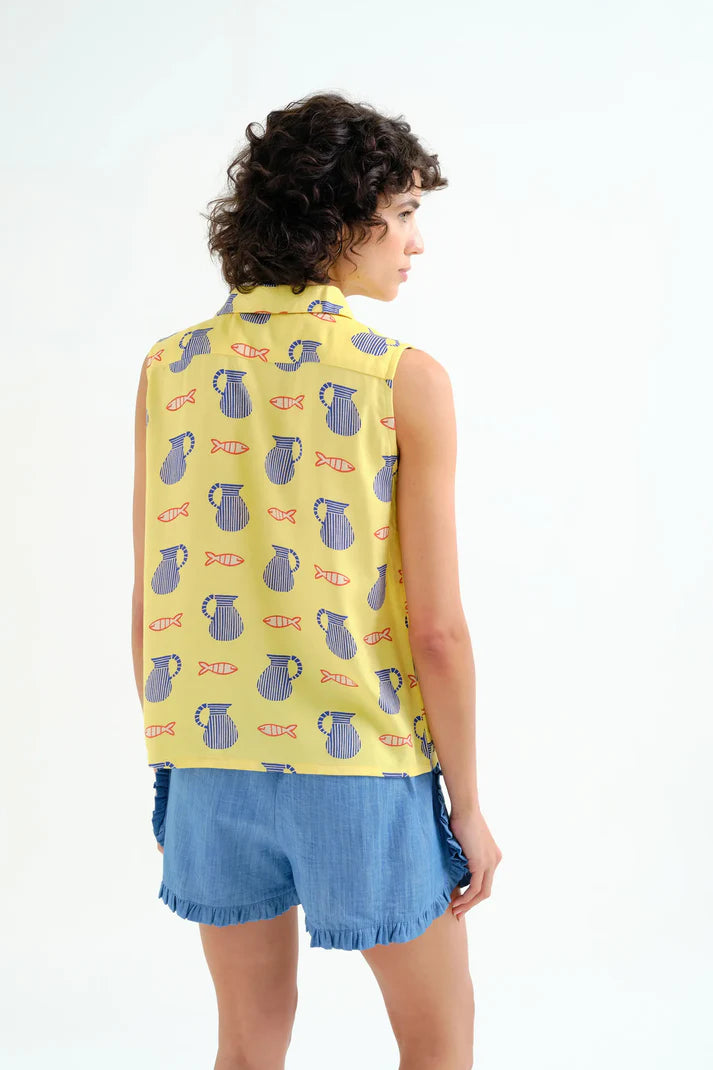 Camicia con stampa Brava