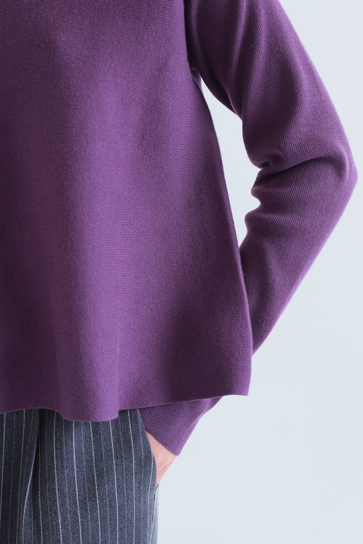 Maglia basic viola
