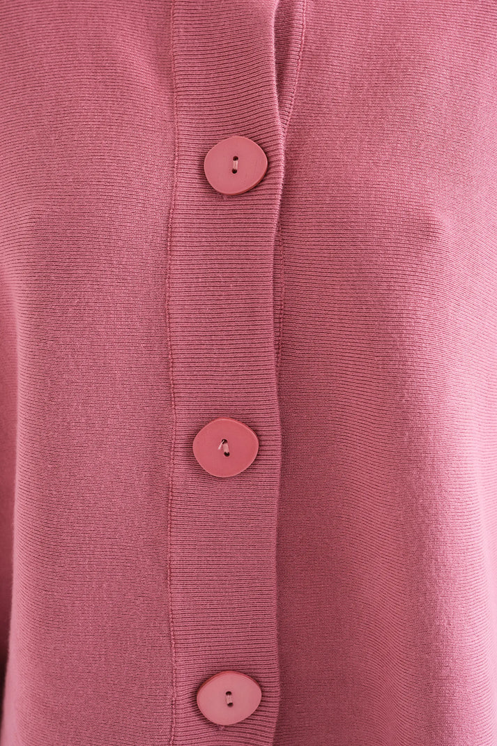 Cardigan basico rosa