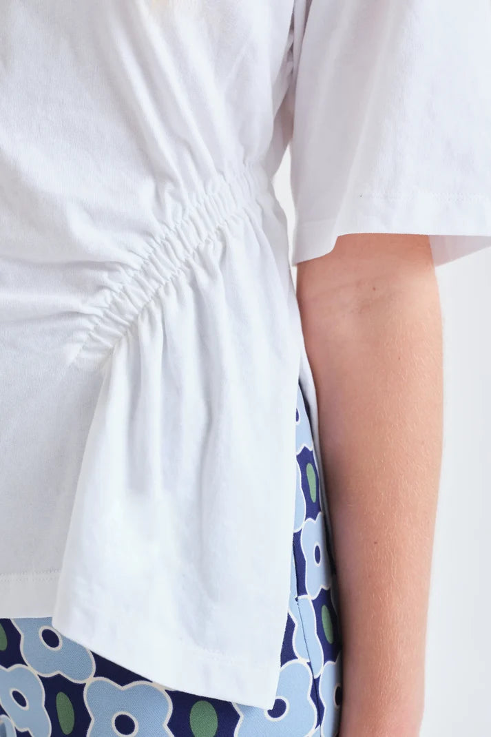T-shirt basic 100% cotone bianco