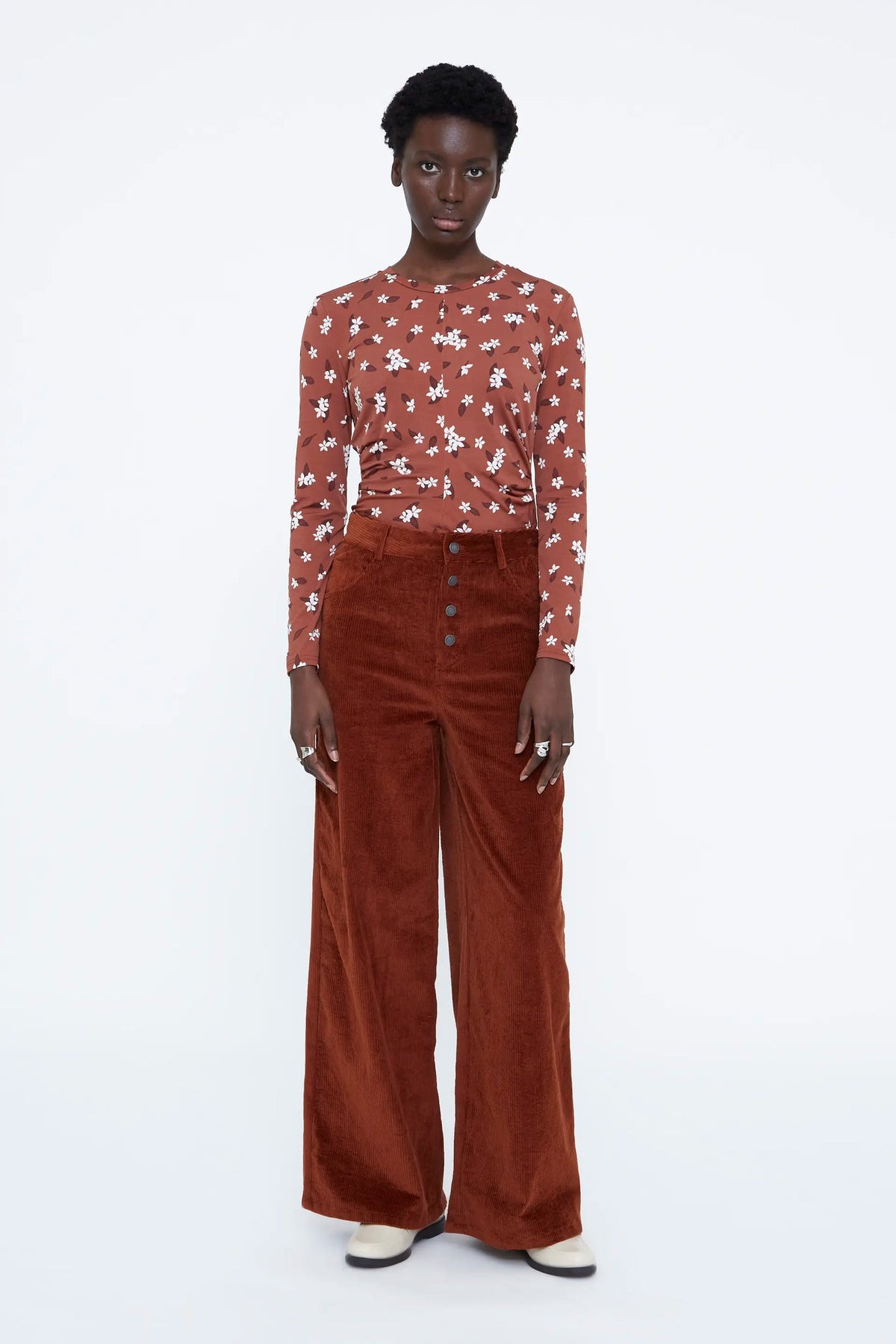 T-shirt con stampa Almond Flower