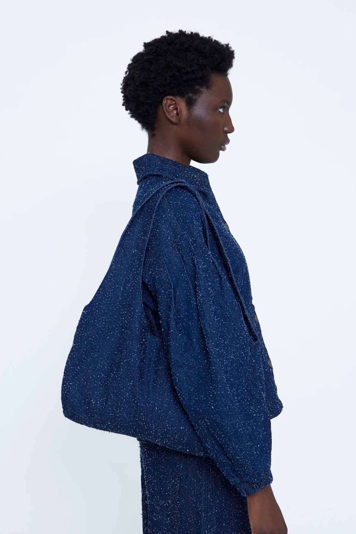 Borsa a tracolla in denim