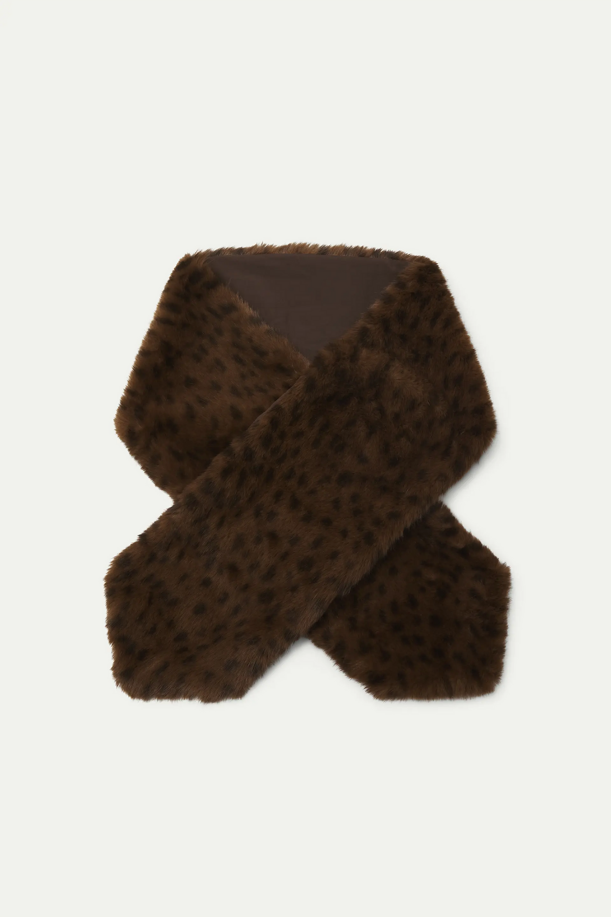 Sciarpa effetto leopardo