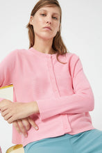 Carica l&#39;immagine nel visualizzatore di Gallery, Cardigan svasato in maglia rosa
