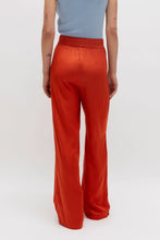 Carica l&#39;immagine nel visualizzatore di Gallery, Pantaloni fluidi in raso arancione
