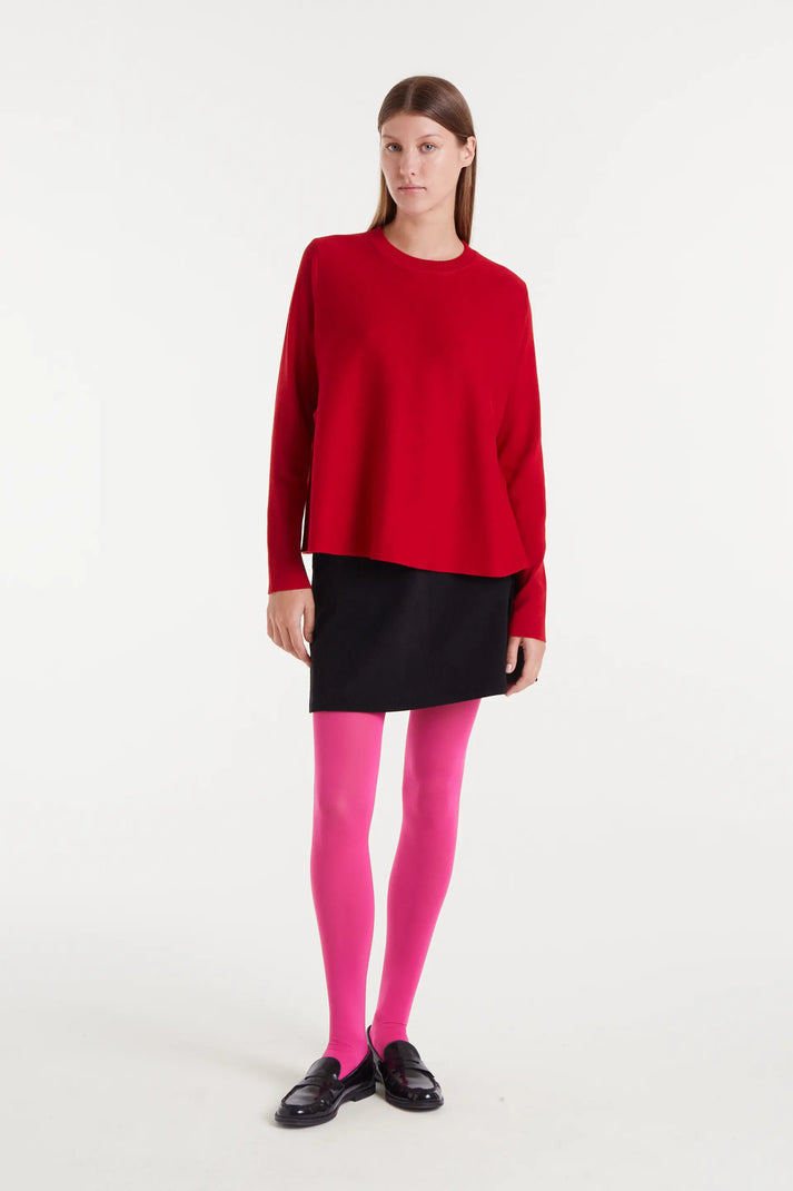 Maglia confezionata rossa