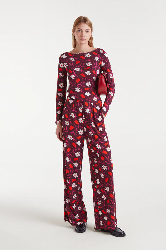 T-shirt con stampa Tulip