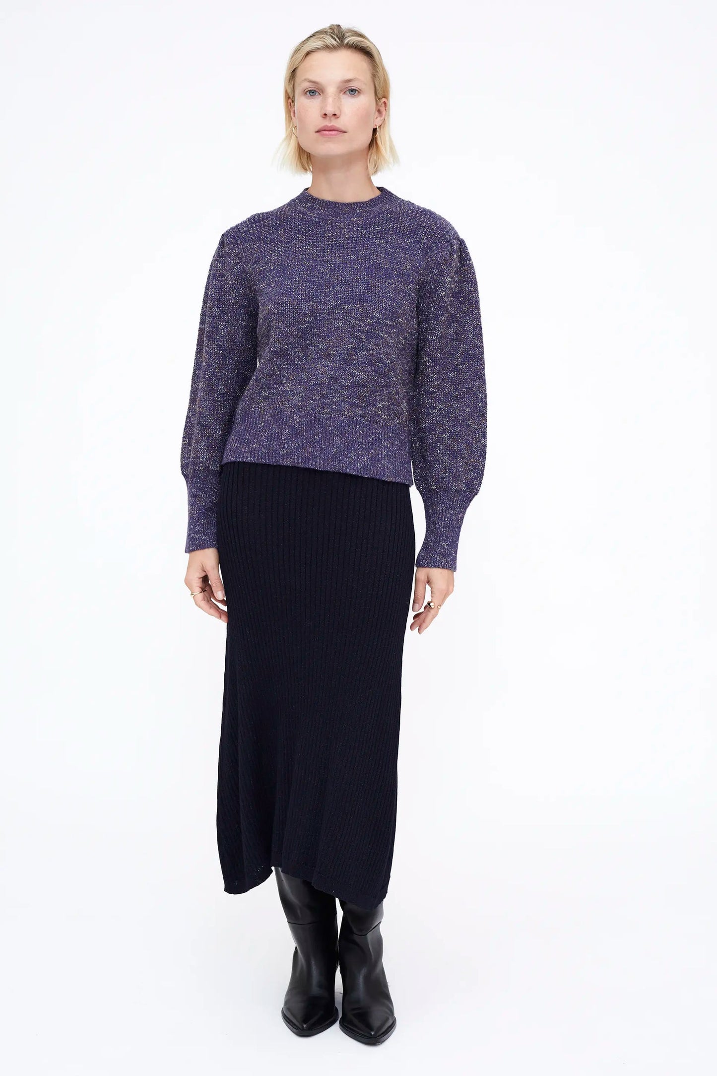 Maglia girocollo navy blue