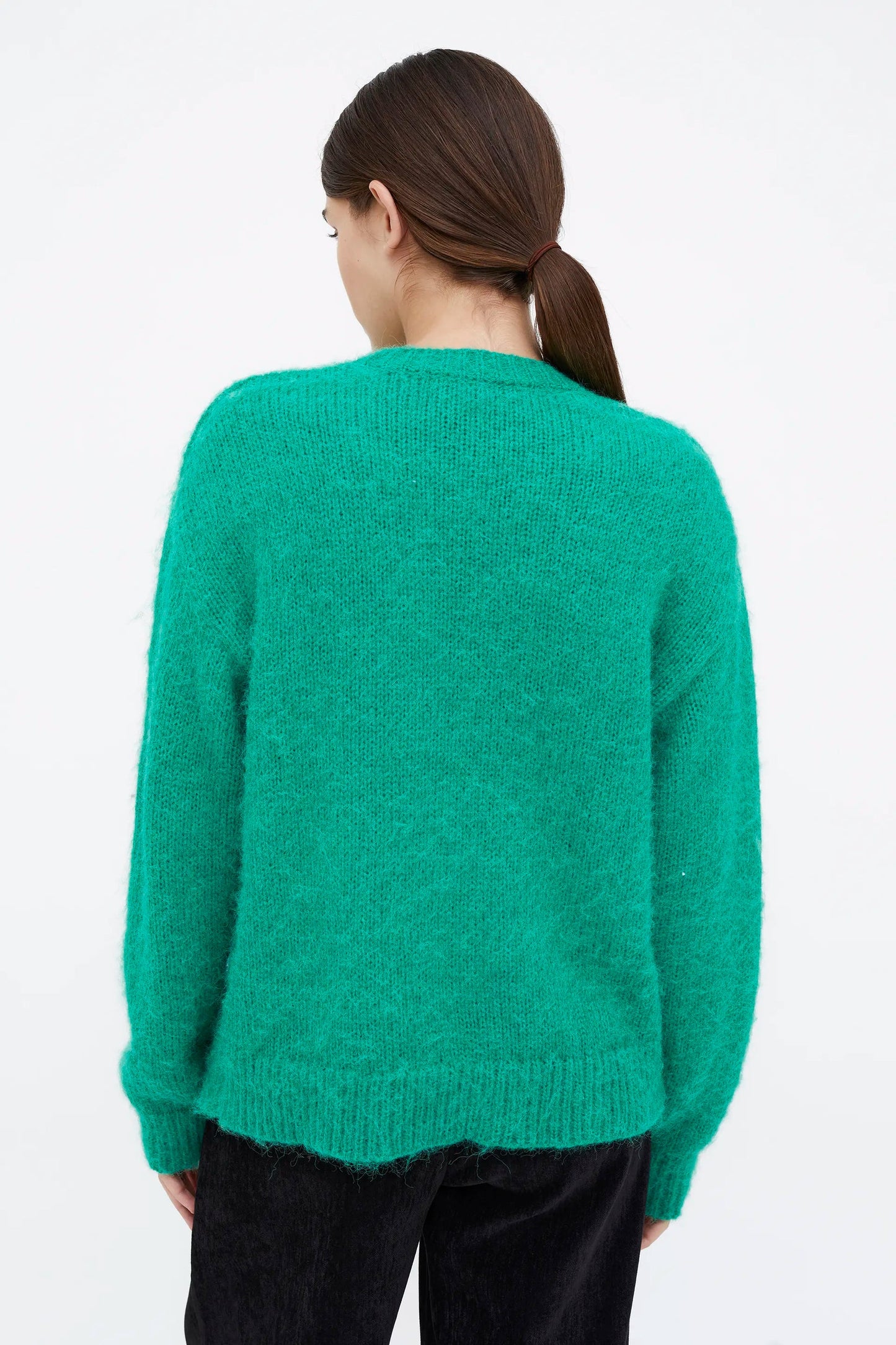 Maglione maglia morbida verde