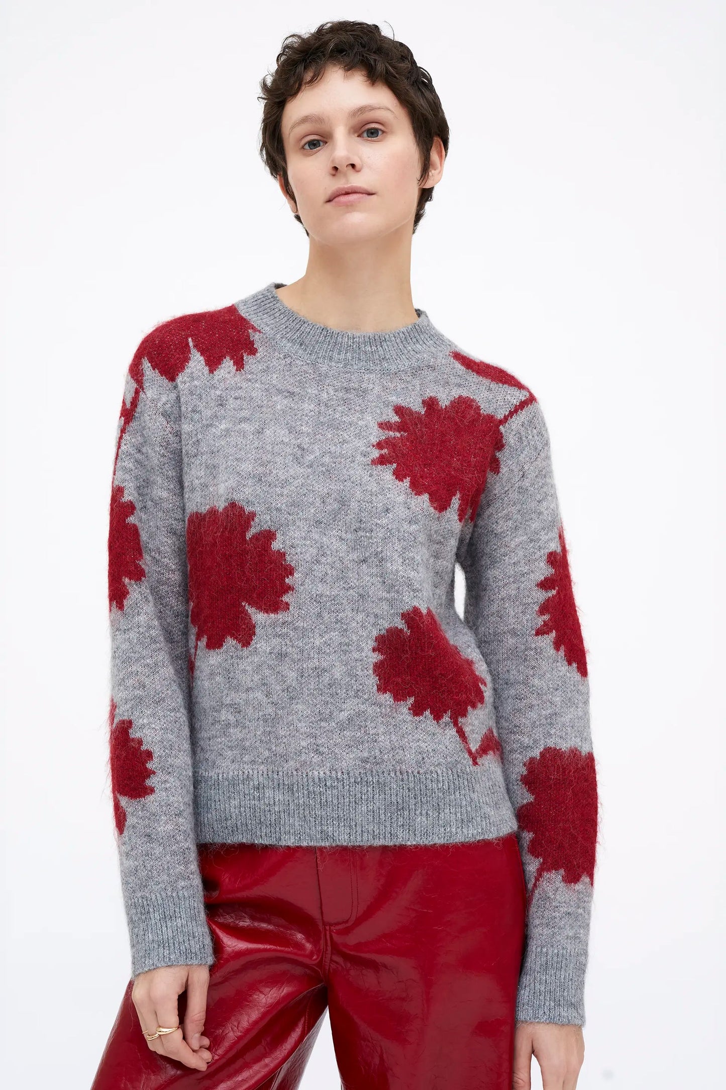 Maglia Jacquard stampa Doria