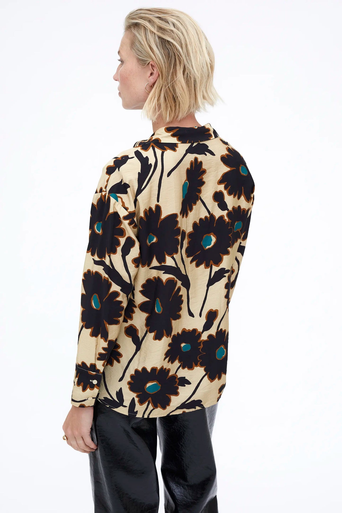 Camicia floreale stampa Giardina