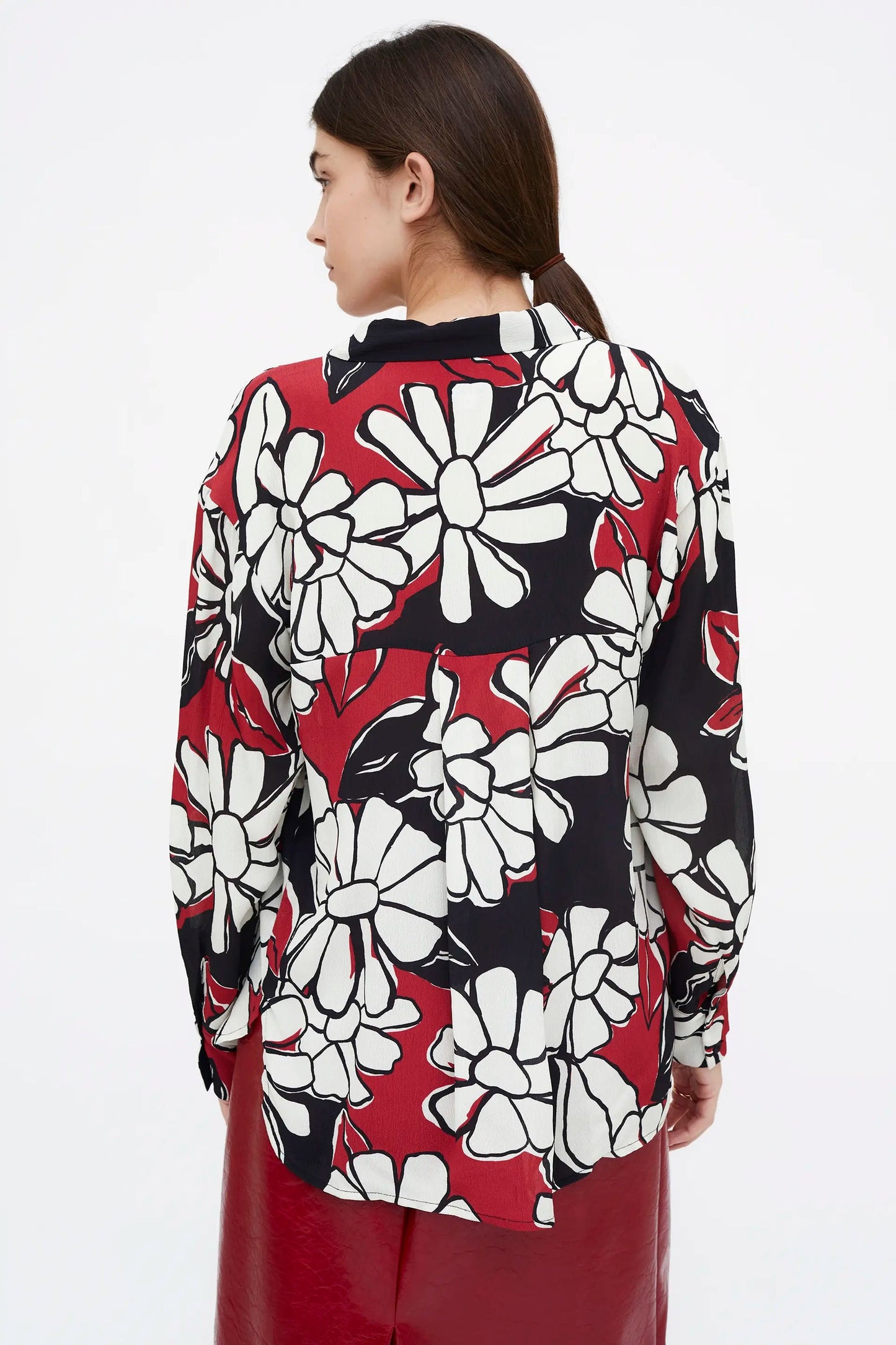Camicia stampa Blooming Sunset