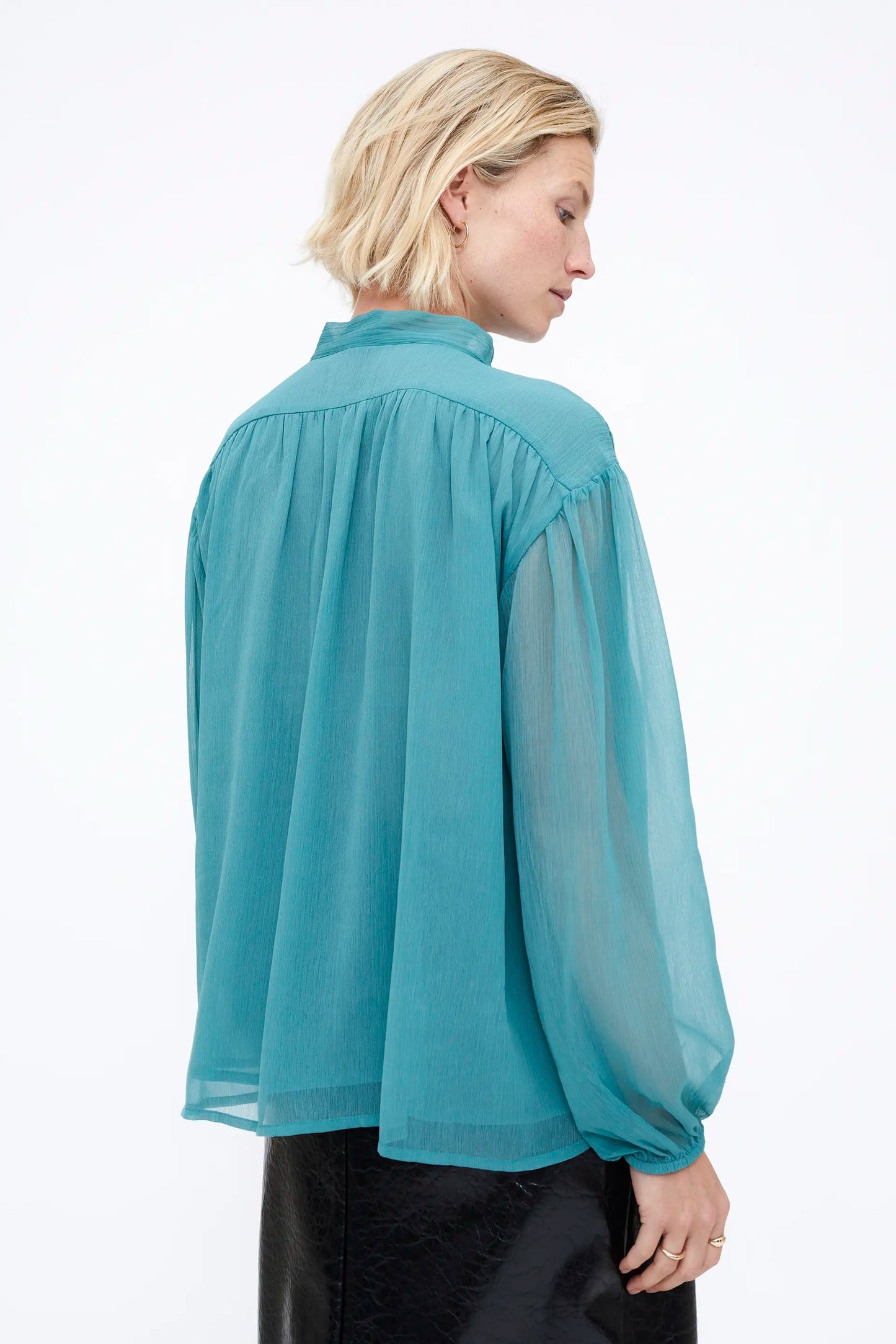Camicia chiffon Azzurro