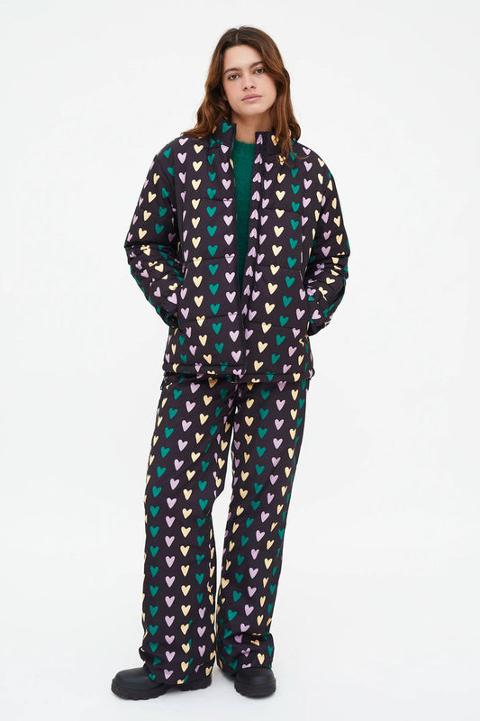 Cappotto corto con stampa Cupido Lines