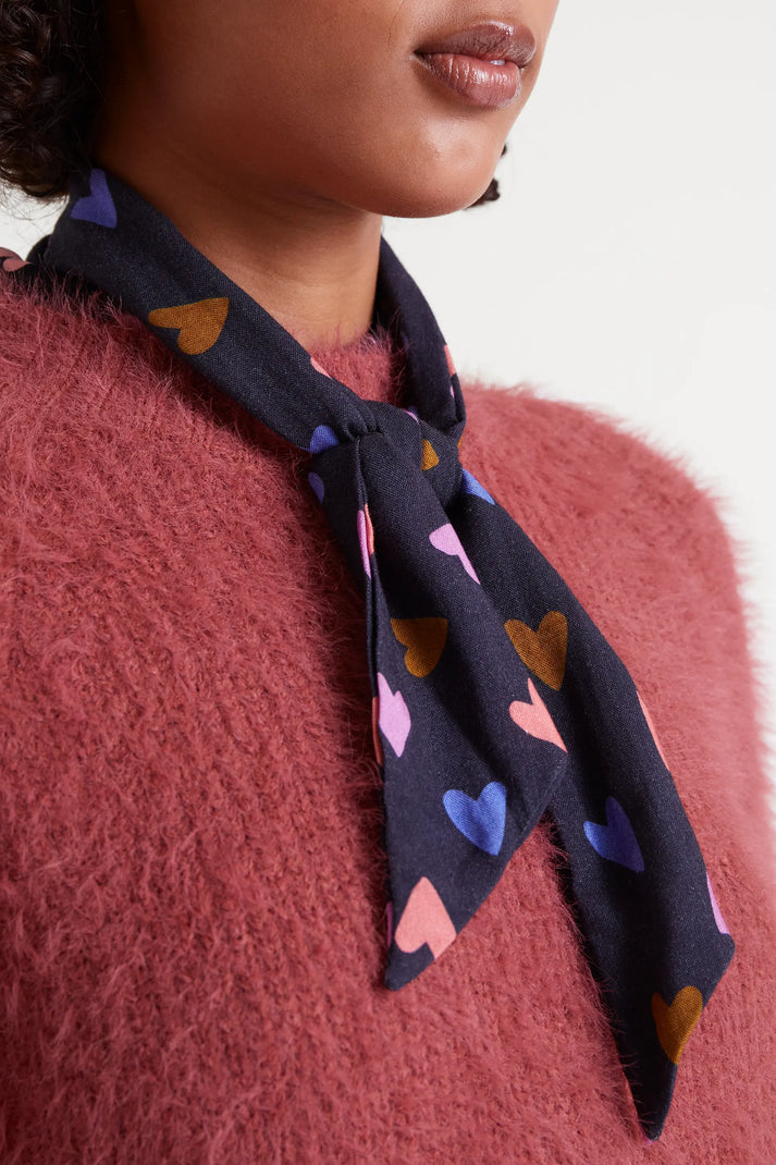 Fazzoletto leggero con stampa Potpourri