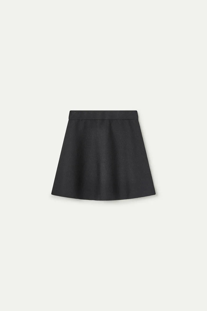 Gonna corta punto nero