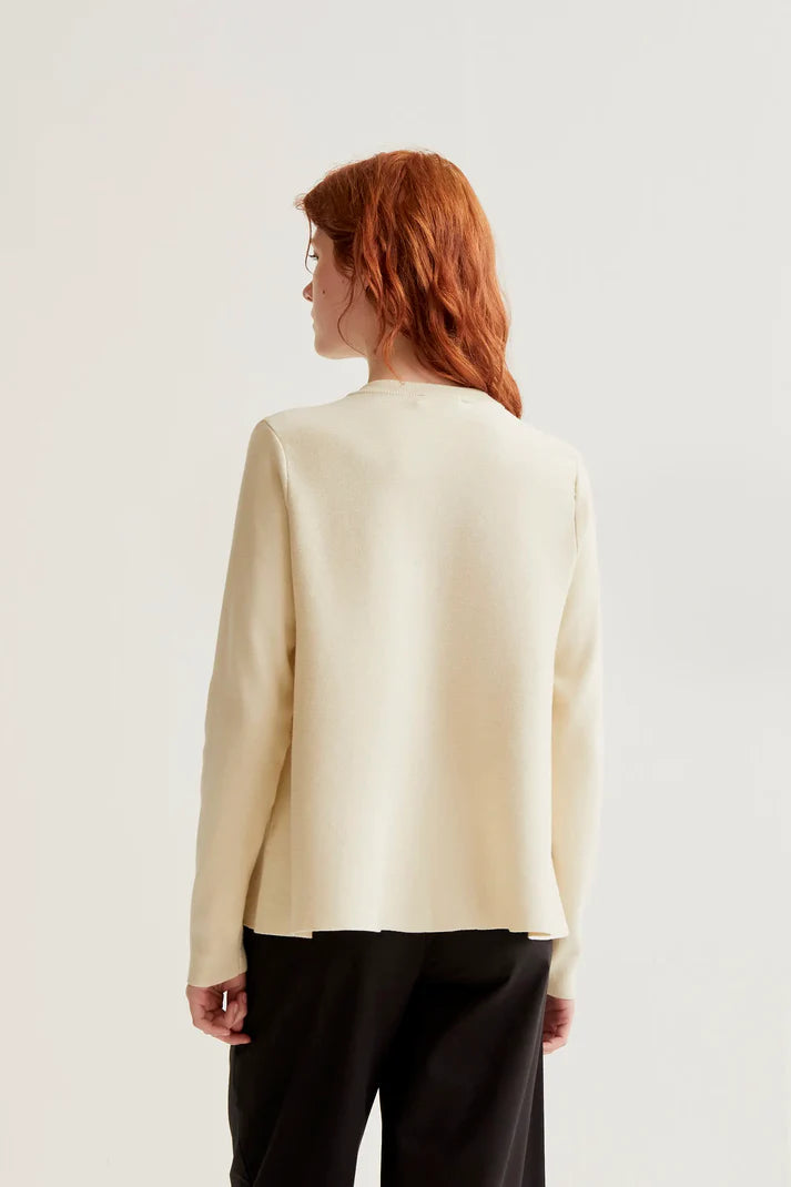 Cardigan maglia bottoni nero