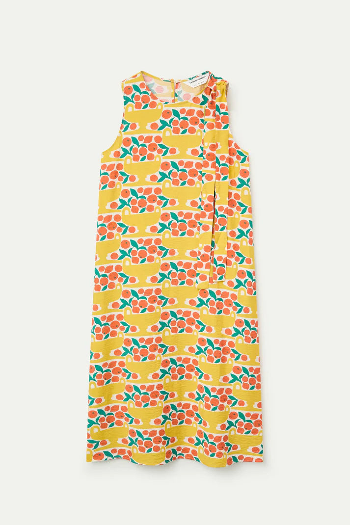 Abito midi con stampa Citrus