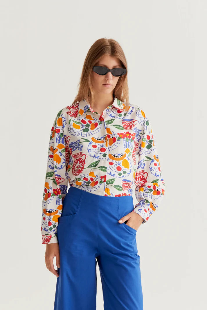 Camicia con stampa Lush