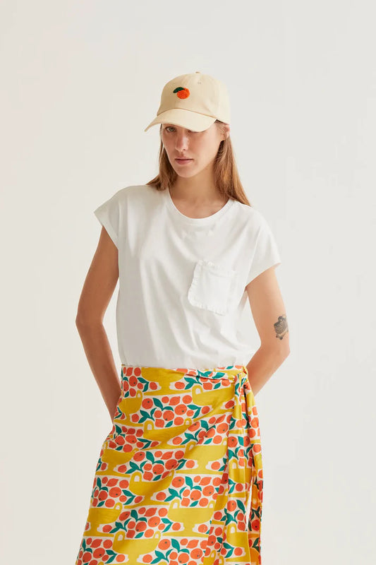 T-shirt basic 100% cotone bianco