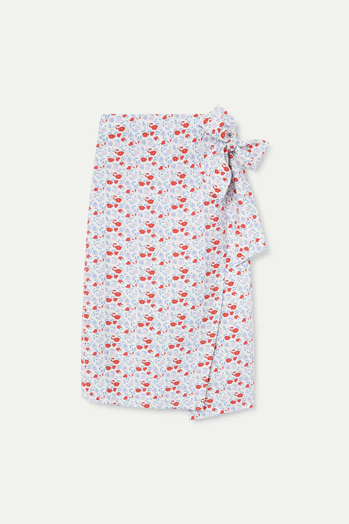 Gonna midi con stampa Cute