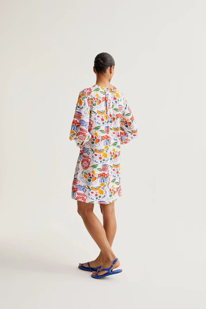 Abito corto con stampa Lush