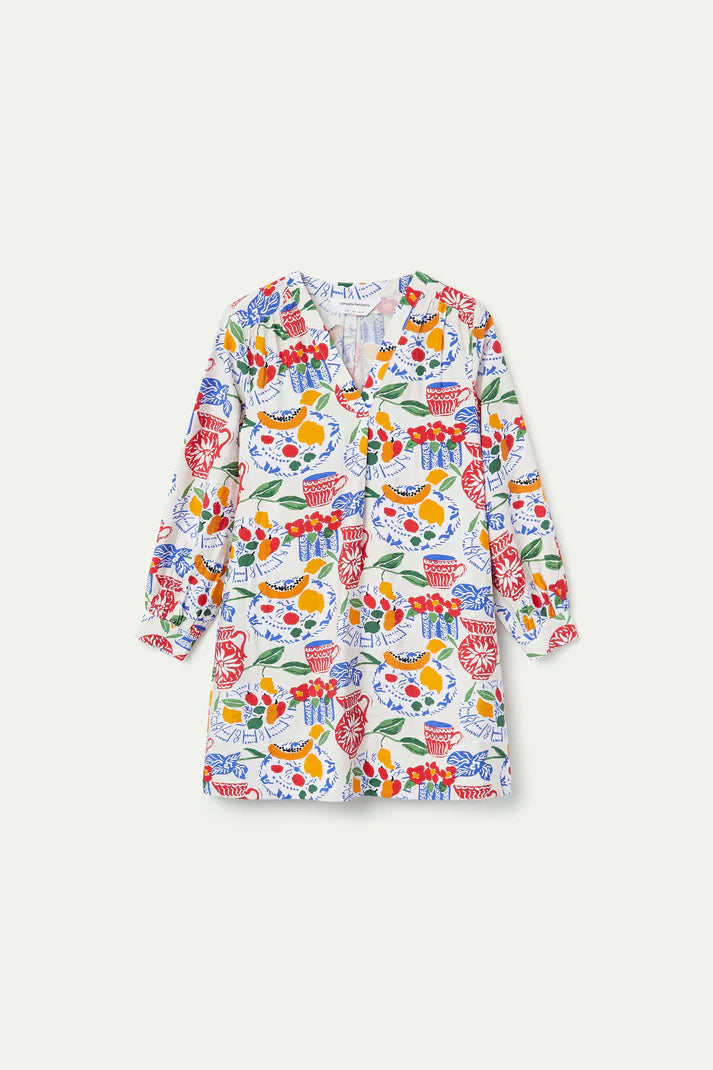 Abito corto con stampa Lush