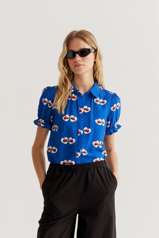 Camicia con stampa Coccinella