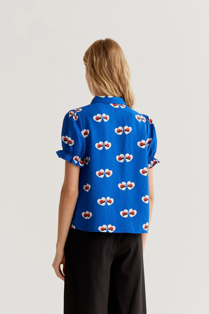Camicia con stampa Coccinella