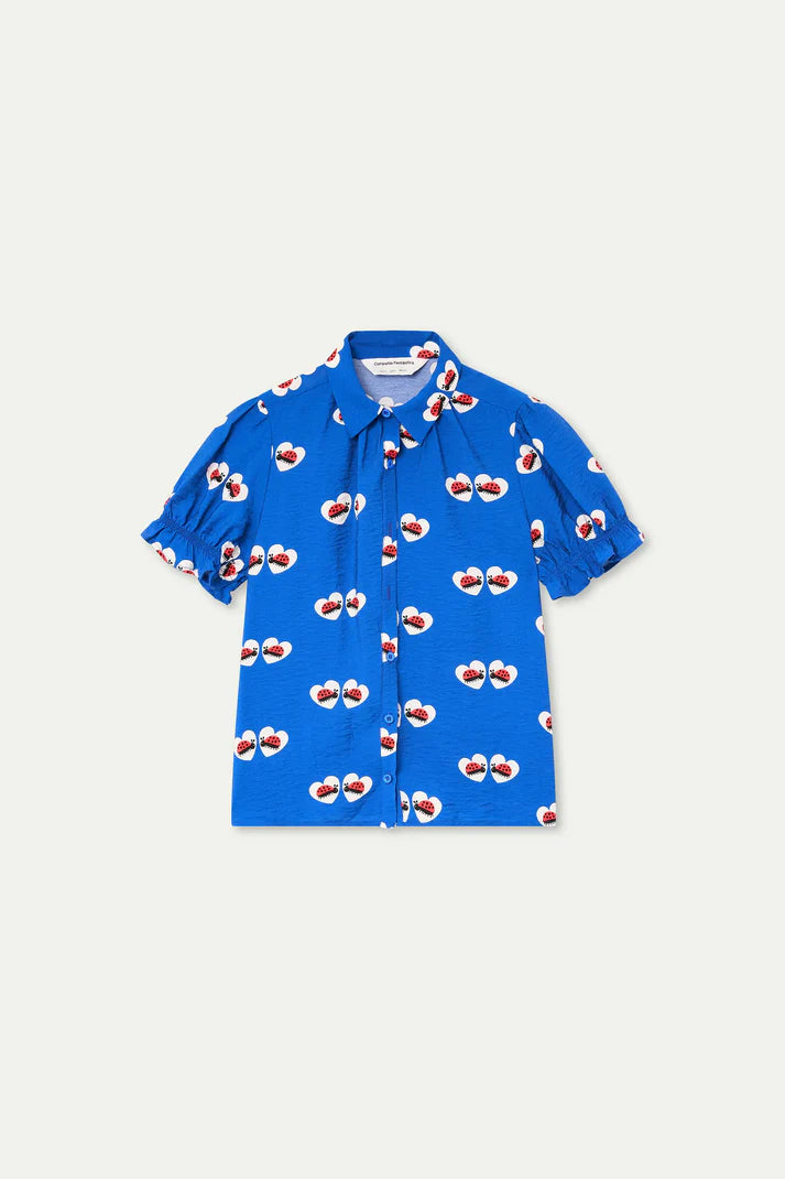 Camicia con stampa Coccinella