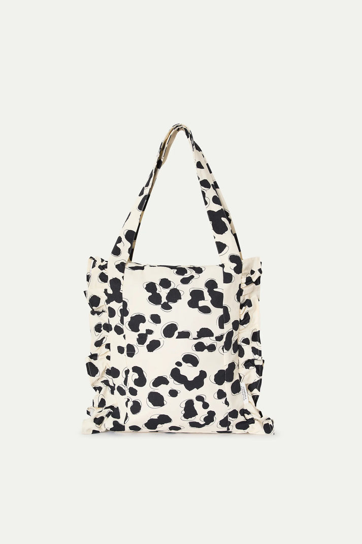 Borsa imbottita con stampa Dalmatian