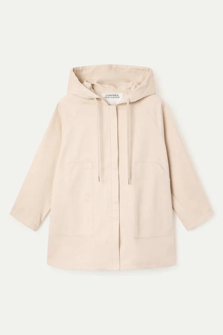 Gabardina con stampa di Cagnolino