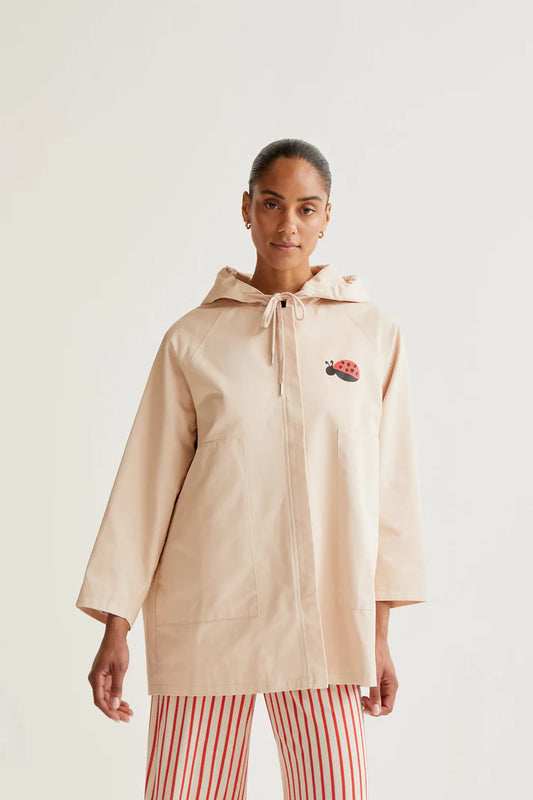 Gabardina con stampa di Mariquita