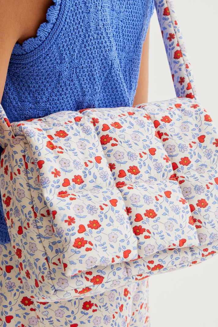 Borsa imbottita con stampa Cute
