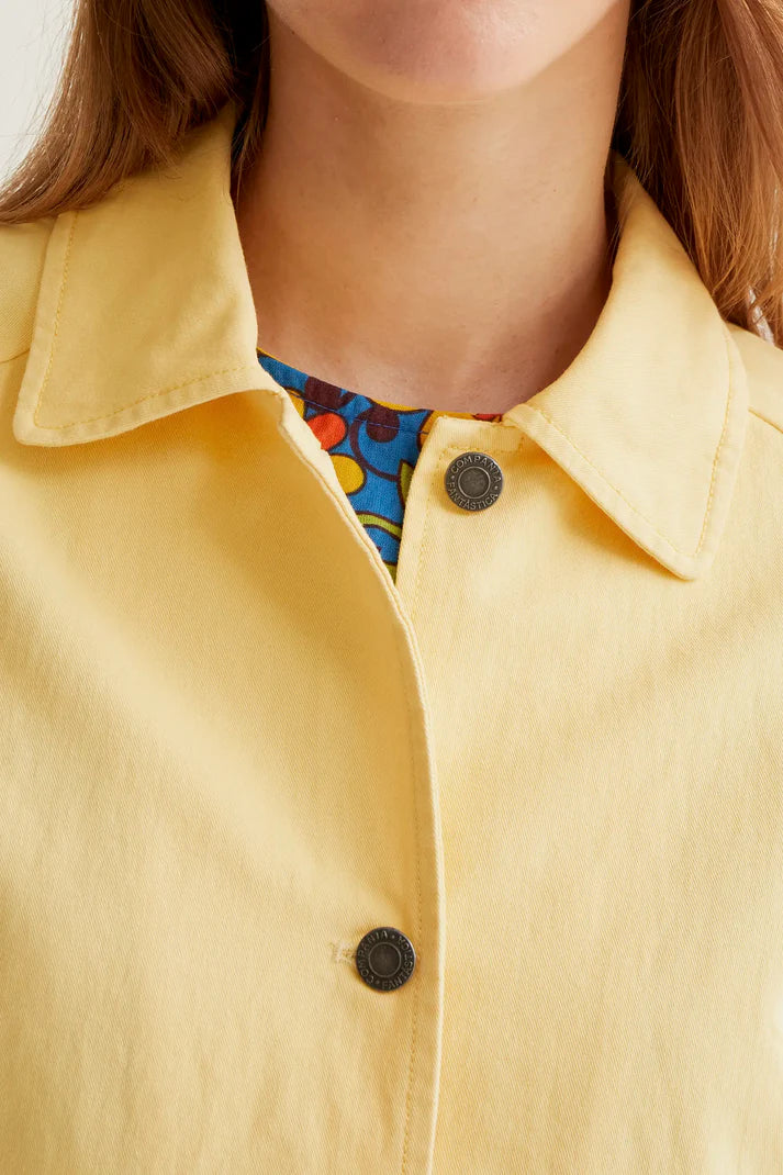 Giacca 100% cotone giallo