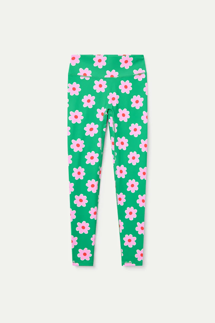 Leggings sportivi con stampa Pink Flowers