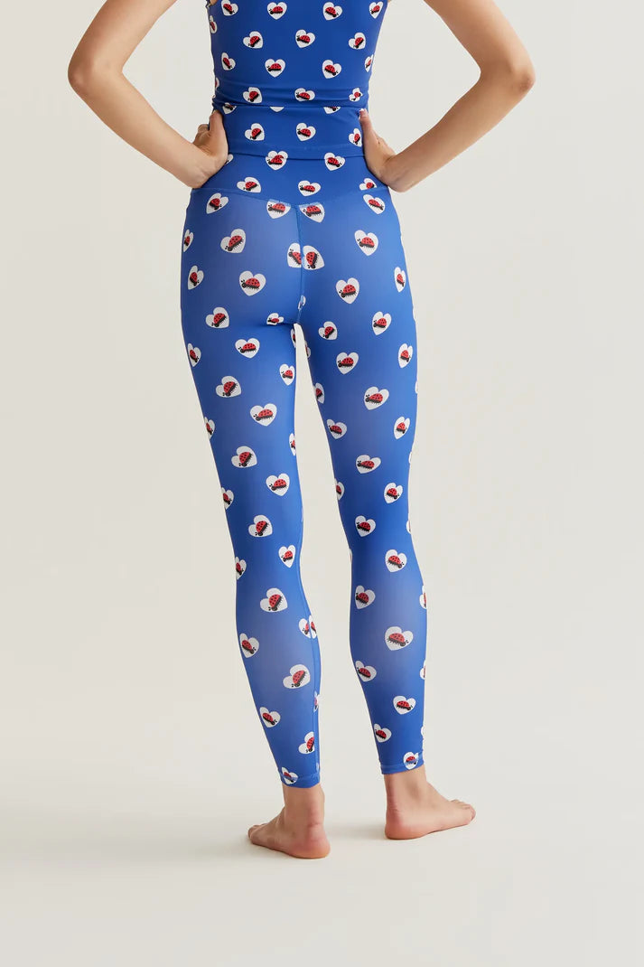 Leggings sportivi con stampa Coccinella