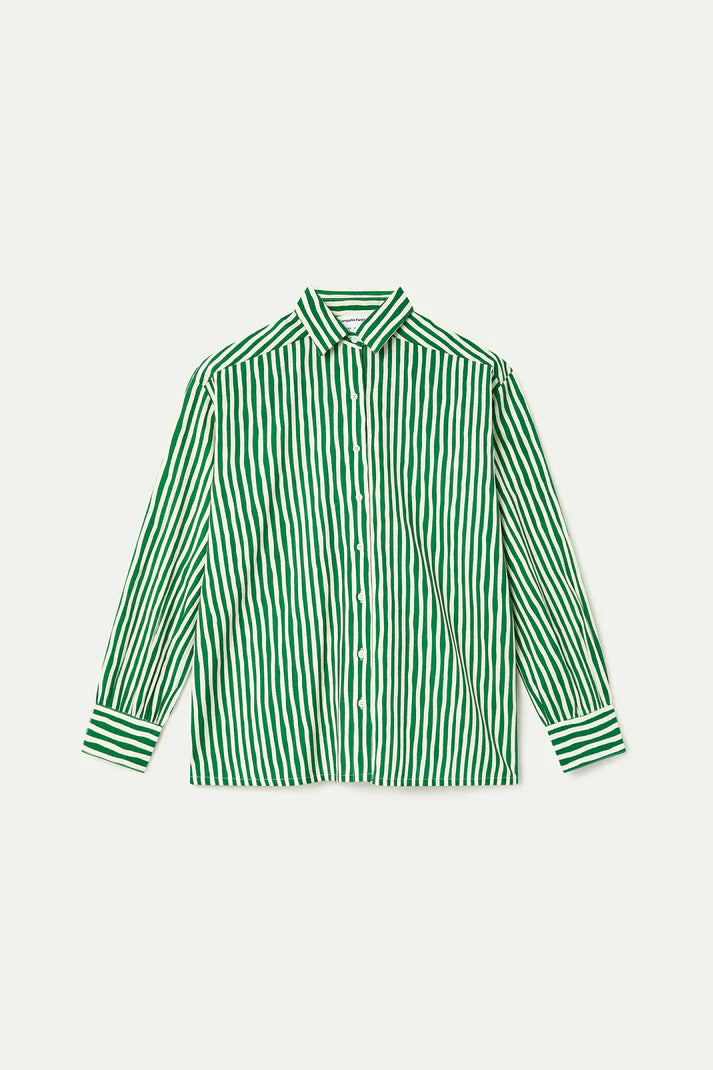 Camicia con stampa Lavagna Green