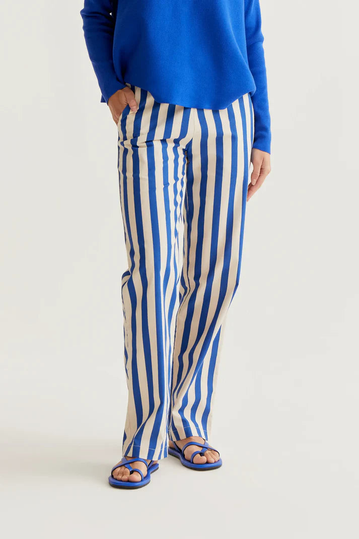 Pantaloni con stampa Bamboo Blue