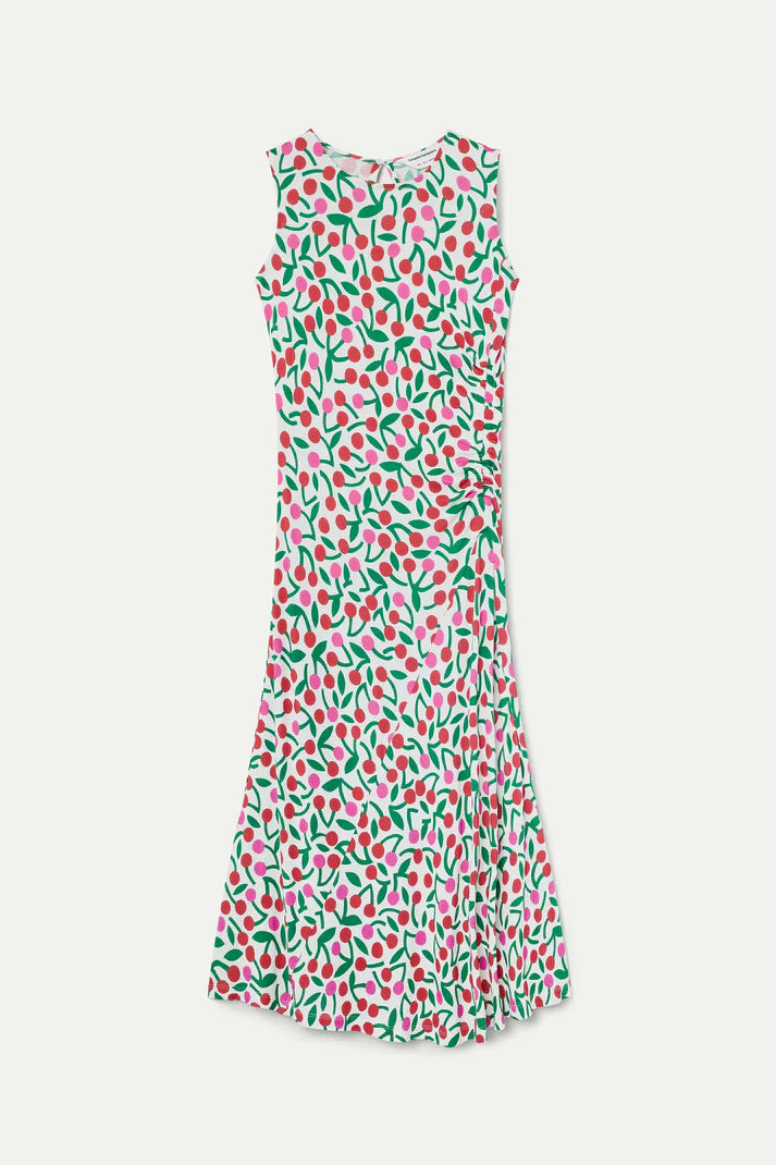 Abito lungo con stampa Ciliegina